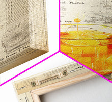 Cargar imagen en el visor de la galería, Cocktail Wall Art, Bar Cart Art, Cocktail Gift, Canvas Print, Wall Art, Vertical Print, Dorm Room Art, Kitchen Wall Decor, Friendship Gift
