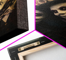 Load image into Gallery viewer, Dark Fantasy, Goth Wall Art, Gothic Wall Decor, Spooky Art, Creepy Wall Art, Canvas Print, Wall Art, Vertical Print, Home Decor, Room Decor