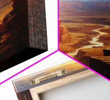 Carregar imagem no visualizador da galeria, Canyon Wall Art, River Wall Print, Landscape Print, Canvas Print, Wall Art, Vertical Art, Family Room Wall Art, Home Decor Prints, RV Decor