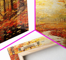 Carregar imagem no visualizador da galeria, Forest Wall Art, Trees Wall Art, Fall Wall Print, Canvas Print, Wall Art, Vertical Art, Housewarming Gift, Ranch Decor, Country Wall Art