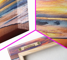 Load image into Gallery viewer, Beach Sunset Wall Art, Nautical Wall Art, Seashore Wall Art, Canvas Print, Wall Art, Vertical Art, Moving Gift, Room Decor, Entryway Prints