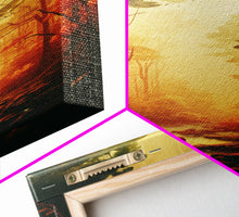 Carregar imagem no visualizador da galeria, Forest Wall Art, Trees Art Print, Sunset Print, Canvas Print, Wall Art, Vertical Art, Nature Lover Gift, Camper Wall Decor, Country Wall Art