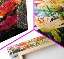 Cargar imagen en el visor de la galería, Flowers Wall Print, Floral Art, Calla Lily Print, Spring Art, Canvas Print, Wall Art, Vertical Art, Congratulations Gift, Country Home Art