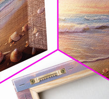 Load image into Gallery viewer, Seascape Canvas Print oil Painting, Original Abstract Ocean Painting, 3 Piece Set, Large Wall Art, Modern Wall Decor, Living room Home Decor