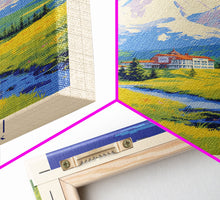 Load image into Gallery viewer, Denali National Park Travel Poster Print, Canvas Print Wall Art, Alaska Travel Art, Midcentury Modern Travel Decor, MCM Wall Art