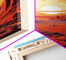 Load image into Gallery viewer, Arches National Park Utah Travel Art, National Park Print, Minimalist Travel Art, Midcentury Modern Style Landscape Painting