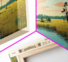 Carregar imagem no visualizador da galeria, Everglades National Park, Panoramic Florida Travel Art, National Park Print, Minimalist Travel Art, Midcentury Modern Style Landscape