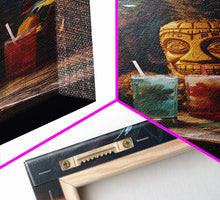 Cargar imagen en el visor de la galería, Cocktail Print, Bar Cart Wall Art, Canvas Print, Wall Hanging, Portrait Art, Cocktail Art, Retirement Gifts, Apartment Wall Decor, RV Decor