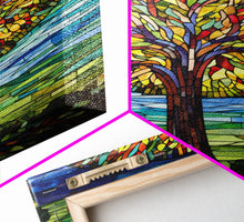 Carregar imagem no visualizador da galeria, Abstract Art, Tree Wall Art, Nature Print, Canvas Print, Wall Hanging, Portrait Art, New Homeowner Gift, Above Bed Art, Entryway Prints