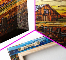 Carregar imagem no visualizador da galeria, Autumn Art, Farm House Wall Art, Abstract Art, Canvas Print, Wall Hanging, Portrait Art, Anniversary Gift, Southern Decor, Office Prints