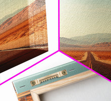 Load image into Gallery viewer, Desert Landscape, Desert Wall Art, Mountains Wall Art, Canvas Print, Wall Hanging, Portrait Art, Home Decor Prints, Office Wall Decor