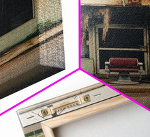 Carregar imagem no visualizador da galeria, Abandoned Building, Barber Shop Art, Canvas Print, Wall Hanging, Portrait Art, Creepy Wall Decor, Spooky Art Print, Wall Art Prints