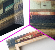 Carregar imagem no visualizador da galeria, Abandoned Building, Retro Wall Canvas Print, Wall Hanging, Portrait Art, Volleyball Mom, Tiny House Decor, Family Gift, Spooky Room Decor