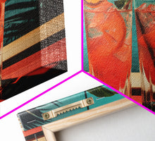 Carregar imagem no visualizador da galeria, Cantarito Cocktail Wall Art, Framed Canvas Print, Bar Decor, Basement Bar Wall Art, Vaporwave Aesthetic Wall Decor, Bar Cart Art