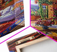 Load image into Gallery viewer, Cozy Southwestern Kitchen Framed Canvas Print Colorful Mexican Style Best Gift Home Decor Wall Art Bright Above Sofa Art