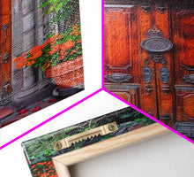 Load image into Gallery viewer, Change345 Colorful Indian Architecture Canvas Print, Traditional Art if India, Photography Print, Indian Wall Art, Living Room Decor