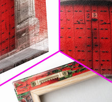 Cargar imagen en el visor de la galería, Change354 Architecture Print, 19th Century Architecture Photography, Mexico City Wall Art, Wood Framed Canvas Print