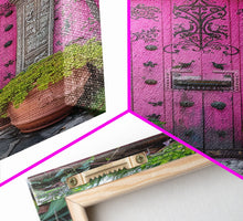 Cargar imagen en el visor de la galería, Change456 Architecture Print, 19th Century Architecture Photography, Mexico City Wall Art, Wood Framed Canvas Print