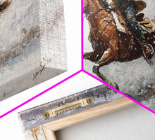 Carregar imagem no visualizador da galeria, Autumn harvest Framed Canvas Print of a woman in a field with pumpkins, seasonal wall decor and farmhouse accents for a cozy autumn ambiance