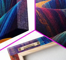 Load image into Gallery viewer, Beautiful Geological art, Geology, Colorful stone formations, ready to hang canvas print wall art, framed canvas wall art, mancave wall art