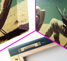 Carregar imagem no visualizador da galeria, Alien Astronauts On Vacation, Canvas Wall Art, Space Art, Ready To Hang Canvas Print, Gift For Him, Gamer Room Art, Large Wall Decor