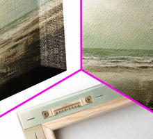 Carregar imagem no visualizador da galeria, Landscape Oil Painting Canvas Print Wall Art, Nature Framed Large Gallery Art, Minimalist Art, Ready To Hang, Moody and Drab Art