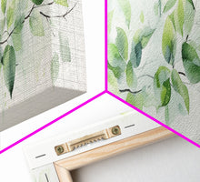 Load image into Gallery viewer, Botanical Art Print - Framed Canvas Print - Eucalyptus Art - Garden Print - Large Gallery Wrap Ready To Hang Wall Art, Optional Frame