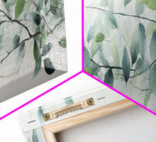 Load image into Gallery viewer, Botanical Art Print - Framed Canvas Print - Eucalyptus Art - Garden Print - Large Gallery Wrap Ready To Hang Wall Art, Optional Frame