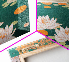 Load image into Gallery viewer, Japanese Style Zen Garden, Extra Large Wall Art, Framed Panoramic Canvas Print, Framed Wall Decor