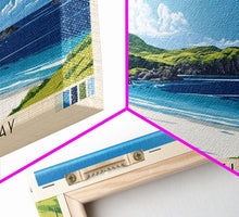 Carregar imagem no visualizador da galeria, Achmelvich Bay, Scotland Panoramic Print, Vacation Gift, Scotland Wall Art, Beach Painting, Beach Decor, Large Wall Art, Wood Frame Art