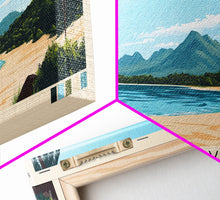 Load image into Gallery viewer, Anjajavy, Madagascar Panoramic Print, Vacation Gift, Madagascar Wall Art, Beach Painting, Beach Decor, Beach Or Lakehouse Art