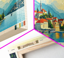 Load image into Gallery viewer, Banje, Croatia Panoramic Print, Vacation Gift, Croatia Wall Art, Beach Painting, Beach Decor, Beach Or Lakehouse Art