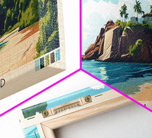 Load image into Gallery viewer, Coche Island, Venezuela Panoramic Print, Vacation Gift, Venezuela Wall Art, Beach Painting, Beach Decor, Beach Or Lakehouse Art