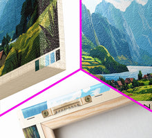 Load image into Gallery viewer, Colan, Peru Panoramic Beach Print, Vacation Gift, Peru Wall Art, Framed Canvas Print, Framed Beach Painting