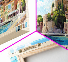 Load image into Gallery viewer, Corfu, Greece Panoramic Print, Vacation Gift, Greece Wall Art, Vacation Wall Art, Vacatation Memories, Beach Decor, Beach Or Lakehouse Art