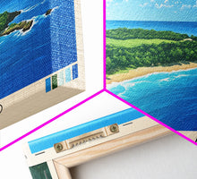 Load image into Gallery viewer, Corn Island, NICARAGUA Panoramic Print, Vacation Gift, NICARAGUA Wall Art, Beach Painting, Beach Decor, Beach Or Lakehouse Art