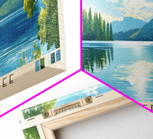 Load image into Gallery viewer, Cospudener See, Germany Panoramic Print, Vacation Gift, Germany Wall Art, Beach Painting, Beach Decor, Large Wall Art, Wood Frame Art