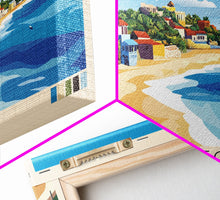 Cargar imagen en el visor de la galería, Costalegre, Mexico Panoramic Print, Vacation Gift, Mexico Wall Art, Beach Painting, Beach Decor, Beach Or Lakehouse Art