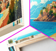 Load image into Gallery viewer, Crete, Greece Panoramic Print, Vacation Gift, Greece Wall Art, Vacation Wall Art, Vacatation Memories, Beach Decor, Beach Or Lakehouse Art