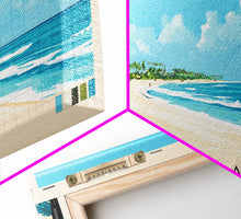 Load image into Gallery viewer, Diani Beach, Kenya Panoramic Print, Vacation Gift, Kenya Wall Art, Beach Painting, Beach Decor, Large Wall Art, Wood Frame Art