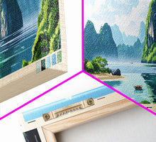 Load image into Gallery viewer, Doc Let, Vietnam Panoramic Beach Print, Vacation Gift, Vietnam Wall Art, Beach Painting, Beach Decor, Beach Painting