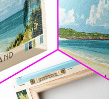 Load image into Gallery viewer, Eleuthera Island, Bahamas Panoramic Beach Print, Vacation Gift, Bahamas Wall Art, Beach Painting, Beach Decor, Beach Painting