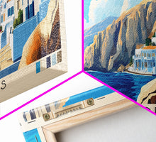 Carregar imagem no visualizador da galeria, Folegandros, Greece Panoramic Print, Vacation Gift, Greece Wall Art, Vacation Wall Art, Vacatation Memories, Beach Decor, Beach Or Lakehouse Art