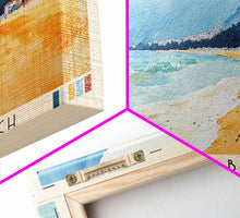 Load image into Gallery viewer, Altinkum Beach, Turkey Watercolor Beach Print, Vacation Gift, Turkey Wall Art, Beach Painting, Beach Decor, Beach Painting