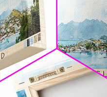 Load image into Gallery viewer, Bequia Island, Saint Vincent and the Grenadines Watercolor Beach Print, Vacation Gift, Saint Vincent and the Grenadines Wall Art, Beach Painting, Beach Decor, Beach Painting