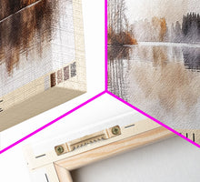 Load image into Gallery viewer, Bleibtreusee, Germany Watercolor Beach Print, Vacation Gift, Germany Wall Art, Beach Painting, Beach Decor, Beach Painting