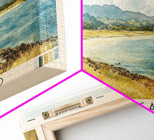 Load image into Gallery viewer, Cape Engano, Philippines Watercolor Beach Print, Vacation Gift, Philippines Wall Art, Beach Painting, Beach Decor, Beach Painting