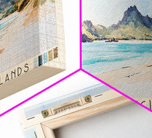 Load image into Gallery viewer, Coffee Bay, South Africa Watercolor Beach Print, Vacation Gift, South Africa Wall Art, Beach Painting, Beach Decor, Beach Painting