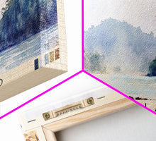 Cargar imagen en el visor de la galería, Coiba Island, Panamá Watercolor Beach Print, Vacation Gift, Panamá Wall Art, Framed Canvas Print, Framed Beach Painting