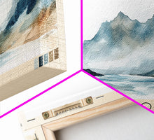 Load image into Gallery viewer, Cole Cole, Chile Watercolor Beach Print, Vacation Gift, Chile Wall Art, Beach Painting, Beach Decor, Beach Painting